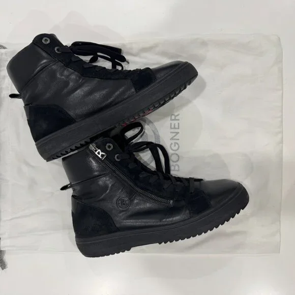 Bogner Mid Boots Anchorage with spikes in Black, Size 43, US 10 BOGNER Mid Boots Anchorage with spikes for Men main image 4